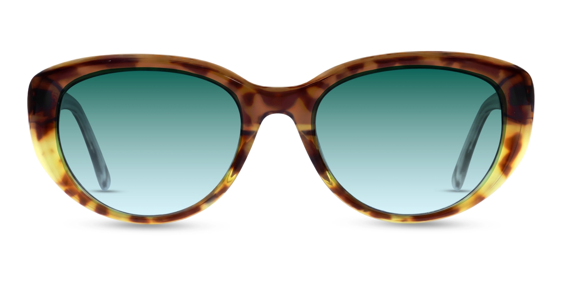Honey Tortoise Oval Cat-Eye Frame With Grey Tint Sunglasses-1 Honey Tortoise Oval Cat-Eye Frame With Grey Tint Sunglasses-1