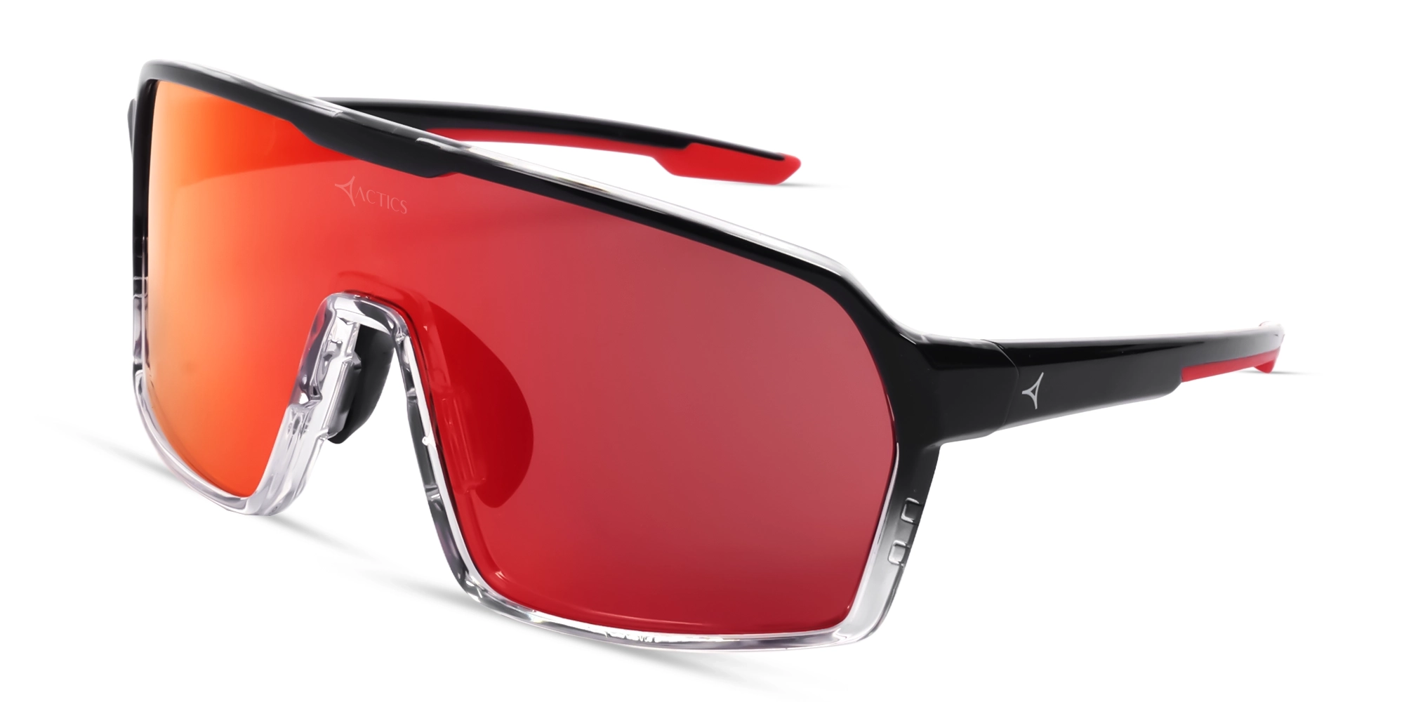 Crystal & Black Gradient Full-Rim Sports Sunglasses-3