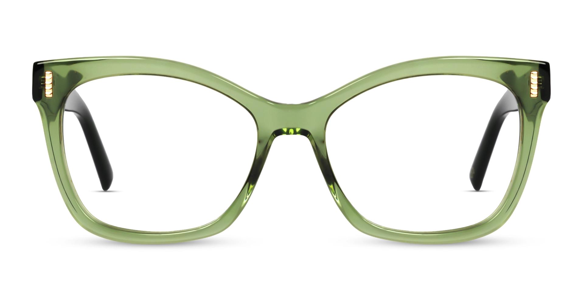 Crystal Green Acetate Cateye Fullrim Glasses Crystal Green Acetate Cateye Fullrim Glasses