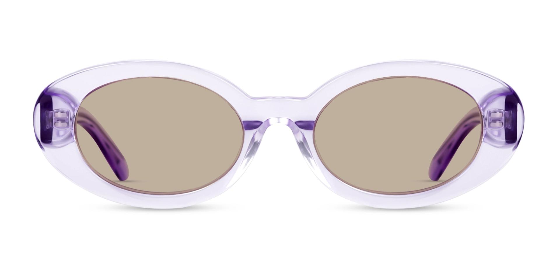 LSG037F/4 - Classic Black Oval Shades