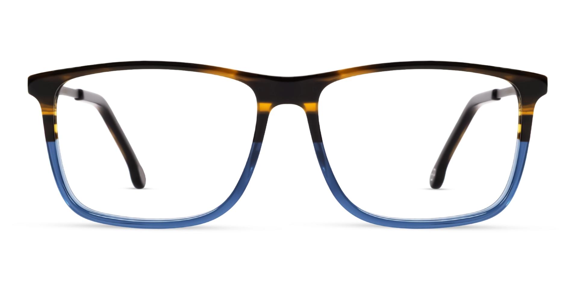 Tortoise Blue Rectangular Medium Frames Tortoise Blue Rectangular Medium Frames