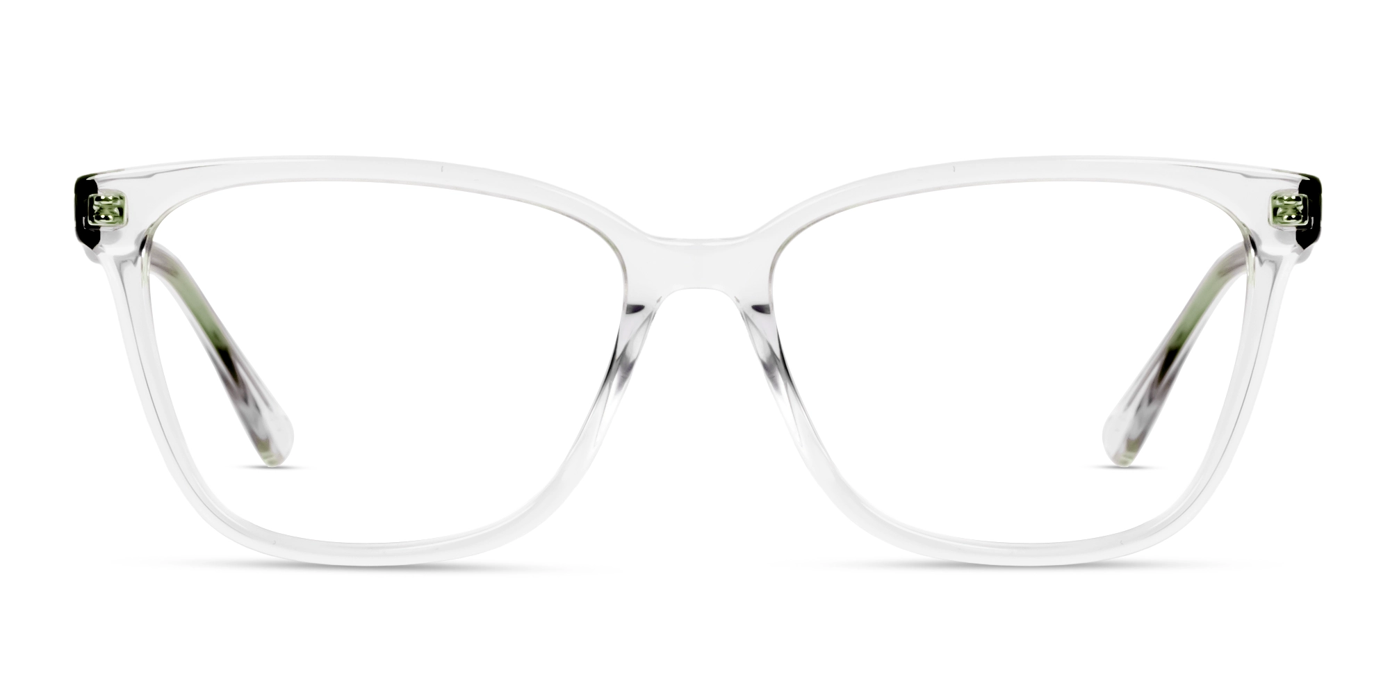 Crystal Clear Square Acetate Fullrim Unisex Frames-1