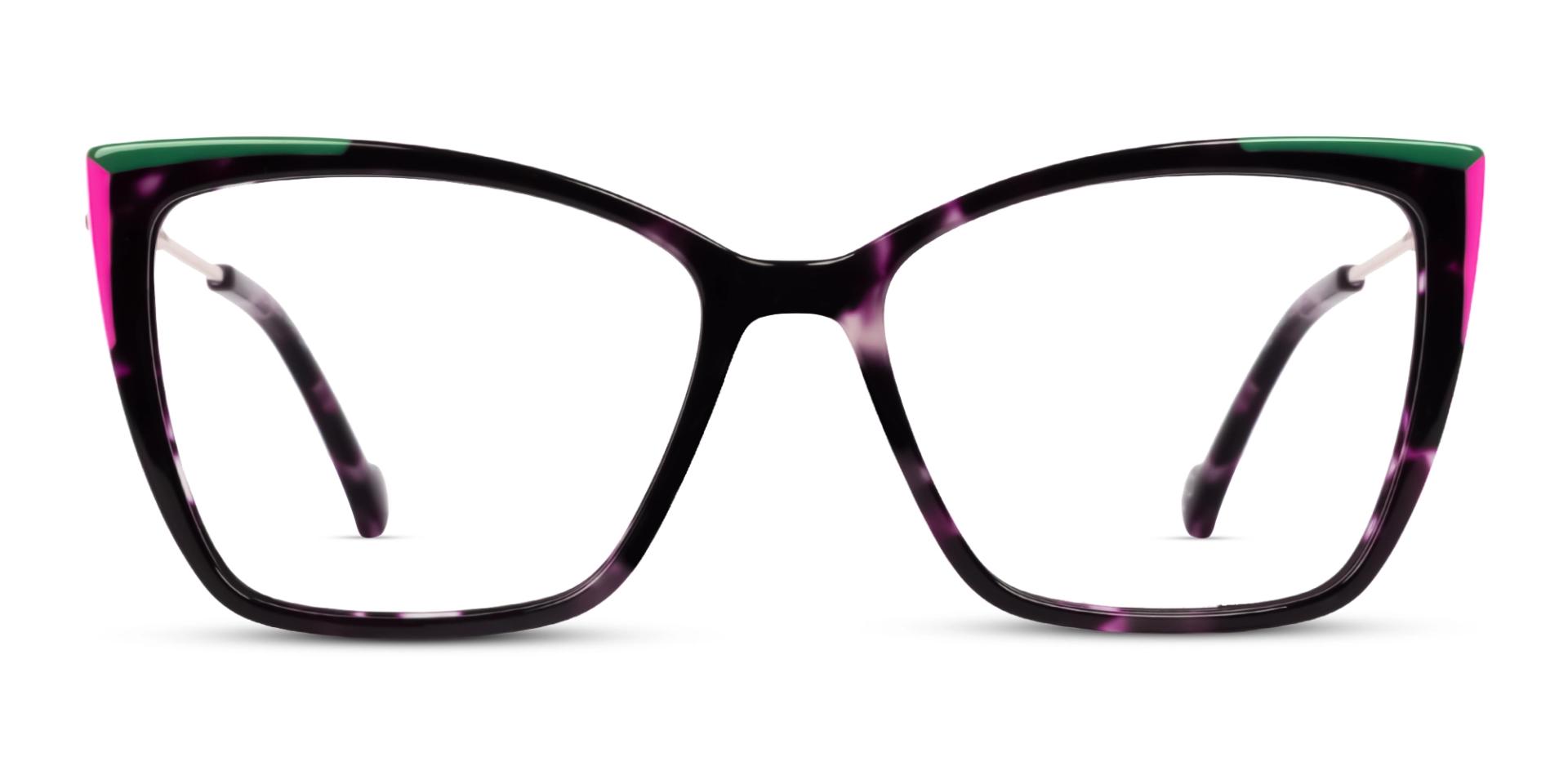 Purple Tortoise Cateye Acetate Glasses Purple Tortoise Cateye Acetate Glasses