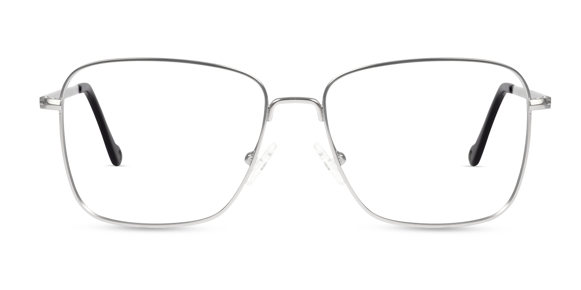Gunmetal Square Glasses, Eyeglasses -2 Gunmetal Square Glasses, Eyeglasses -2