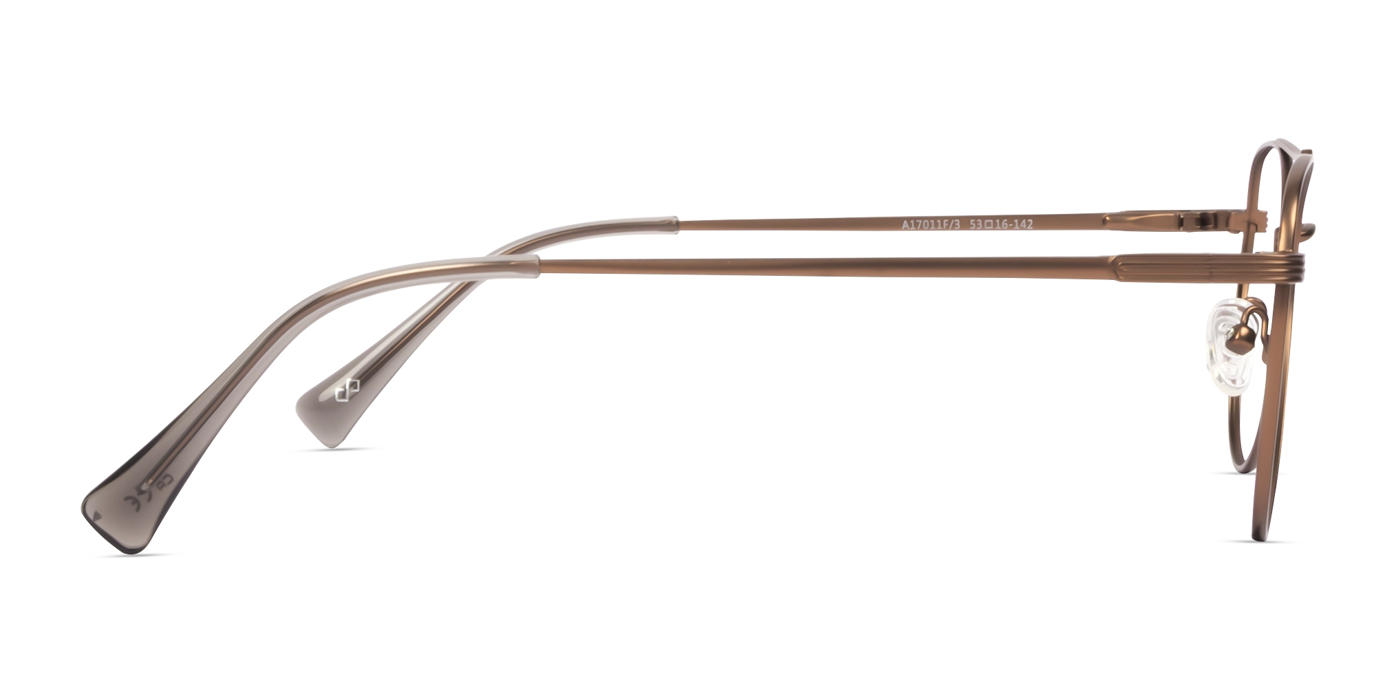 Copper Brown Pilot Metal Glasses-3