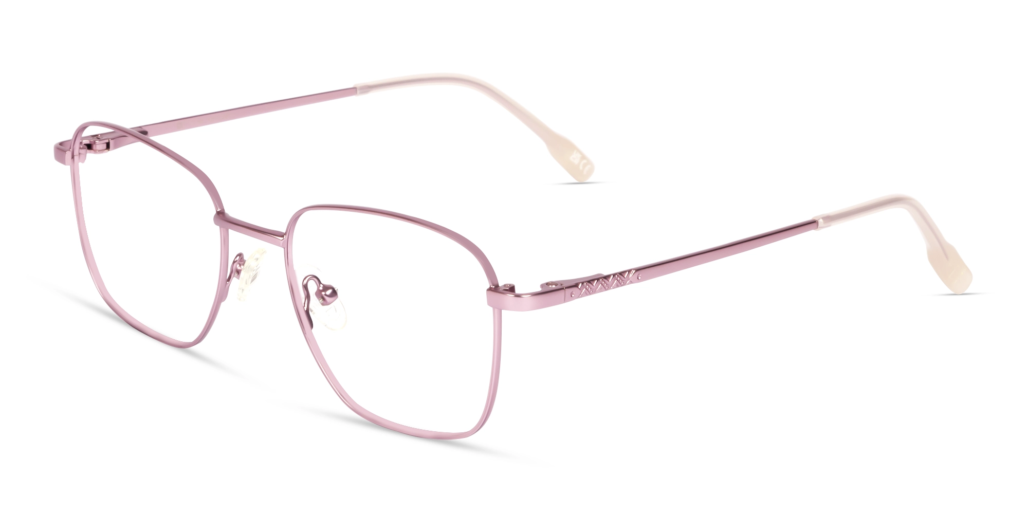 Small Rose Gold Square Fullrim Glasses-2