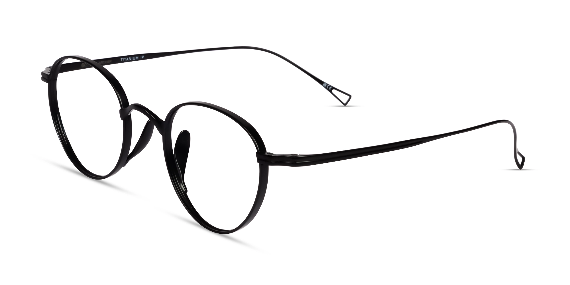 Small Matte Black Oval Round Fullrim Glasses-3 Small Matte Black Oval Round Fullrim Glasses-3