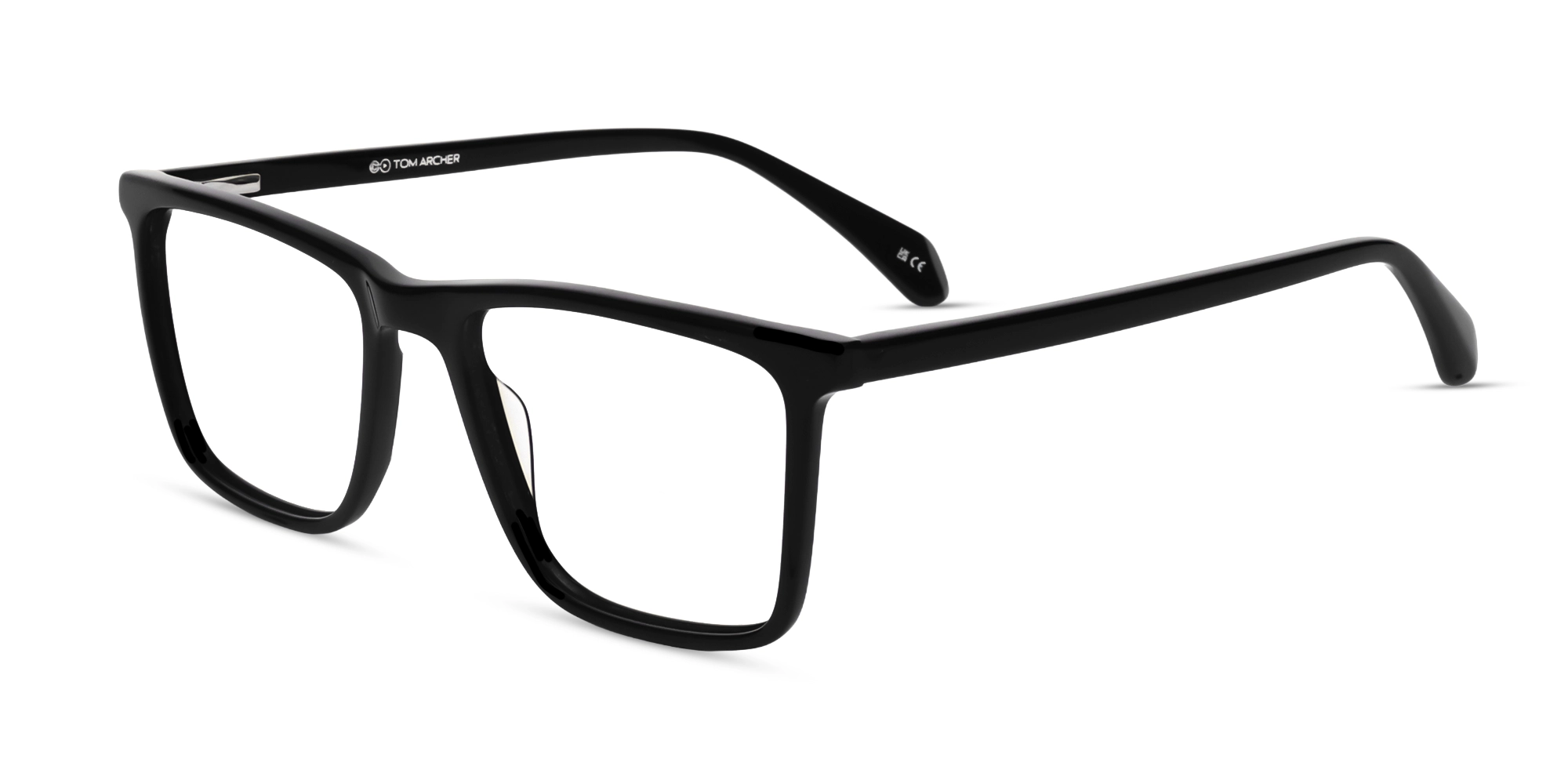 Black Square Full Rim Medium Spring Hinge Glasses-3 Black Square Full Rim Medium Spring Hinge Glasses-3