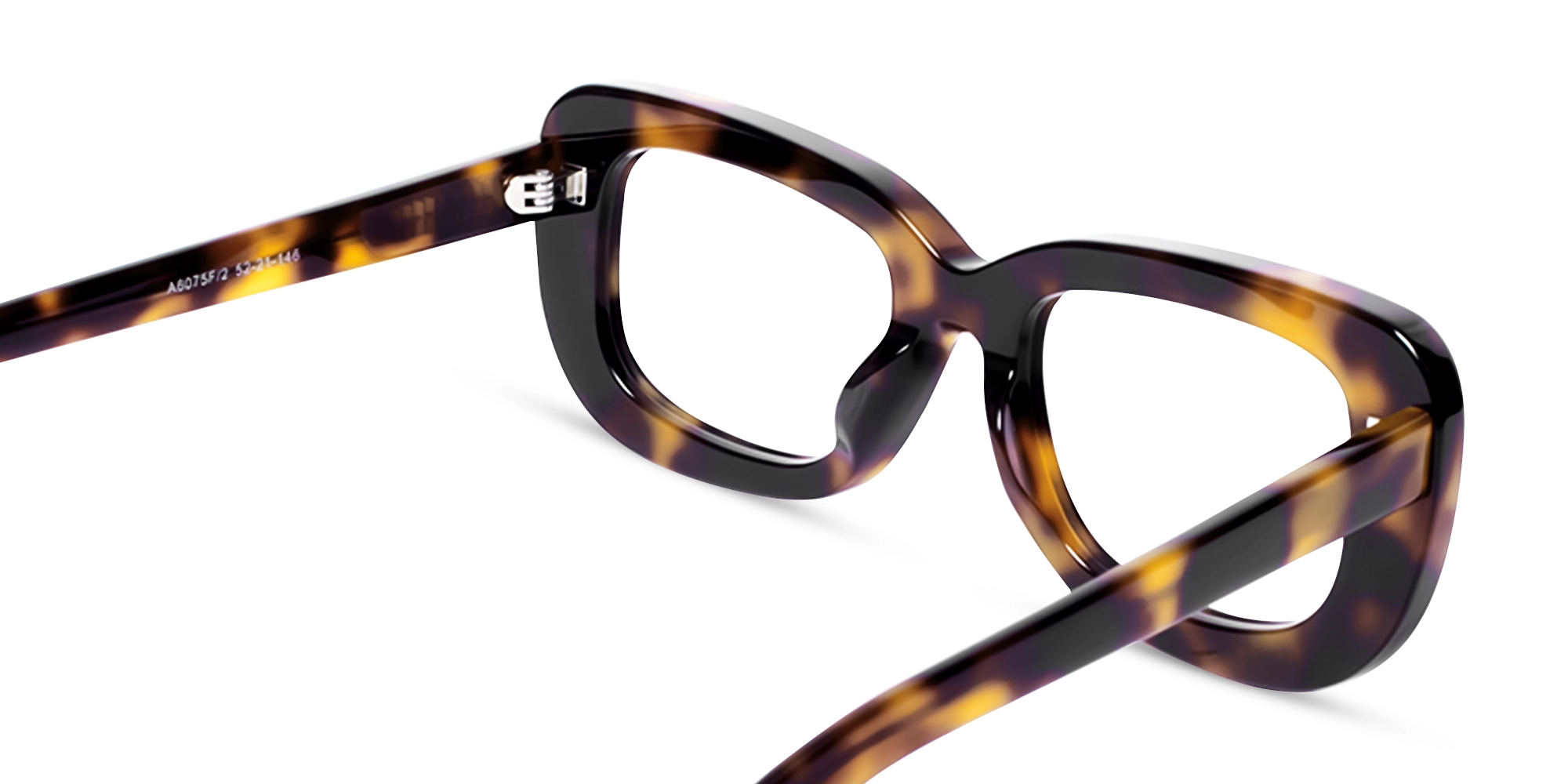 Dark Tortoise Oversized Full-Rim Glasses