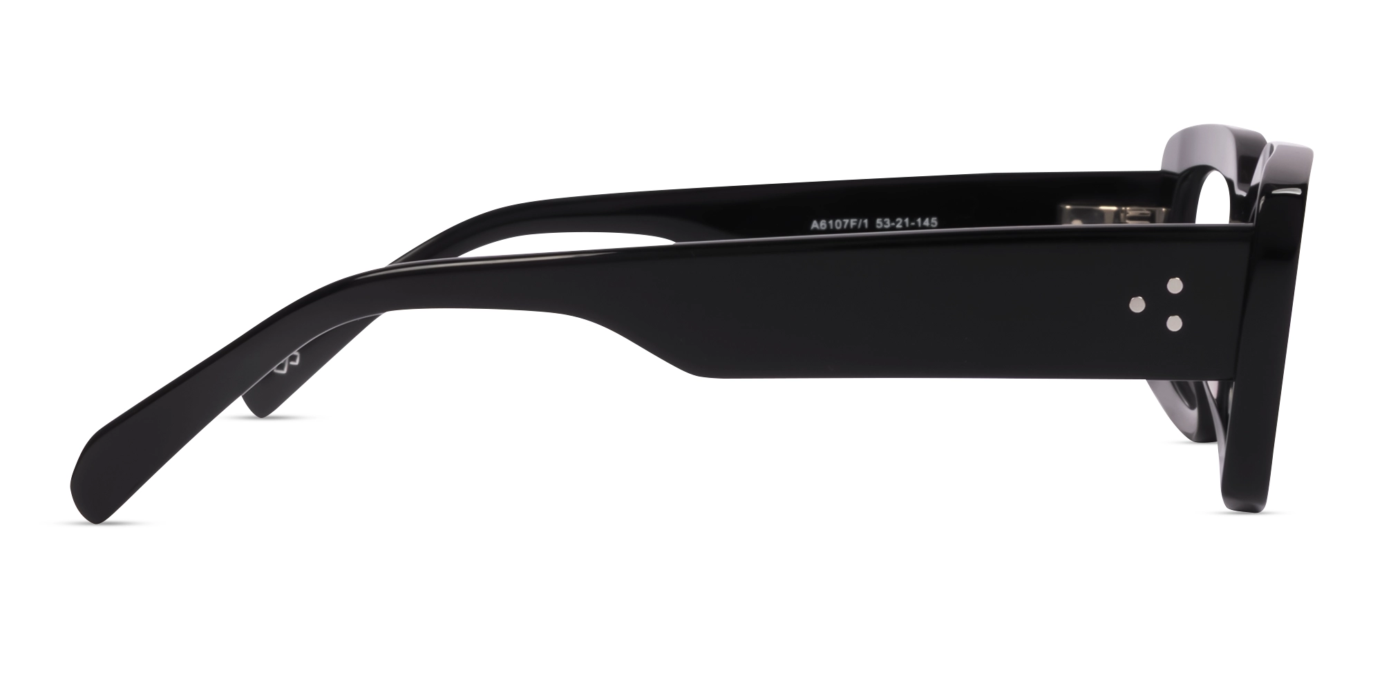 Black Thick Oversized Rectangular Glasses