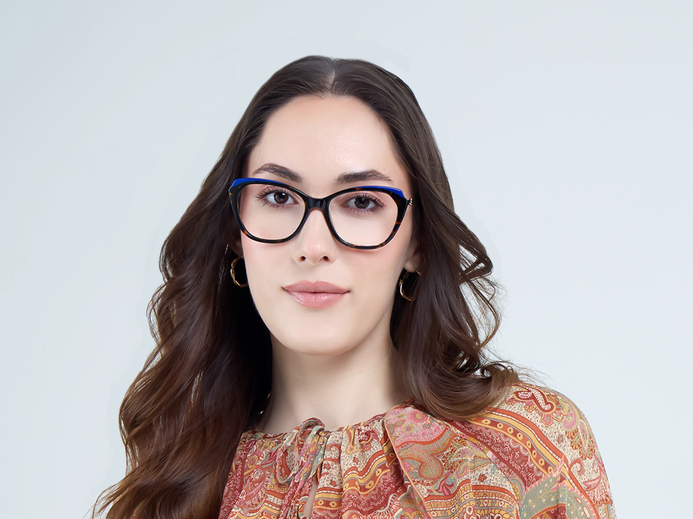 Dark Tortoise Butterfly Fullrim Acetate Glasses-12