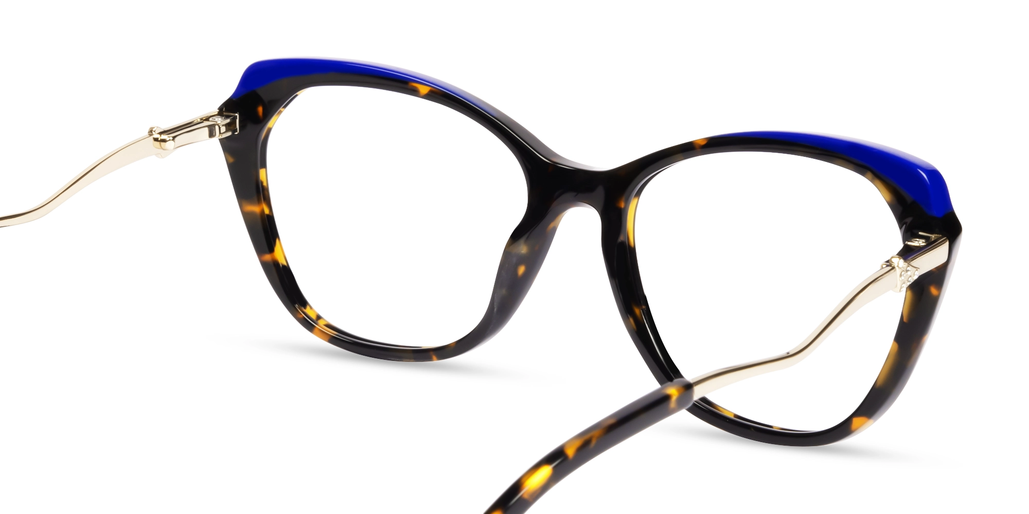 Dark Tortoise Butterfly Fullrim Acetate Glasses-5