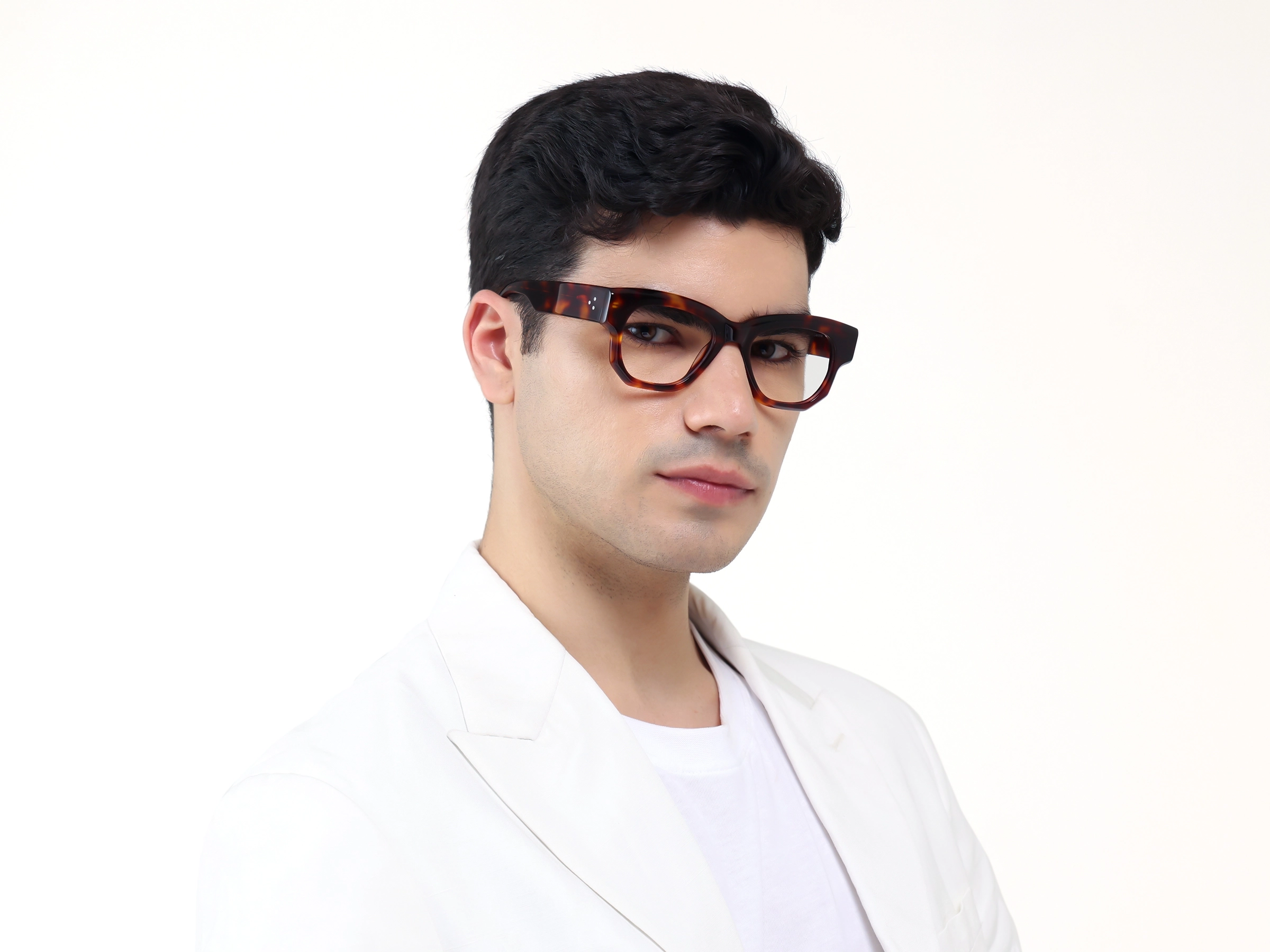 Thick Tortoise Fullrim Acetate Glasses