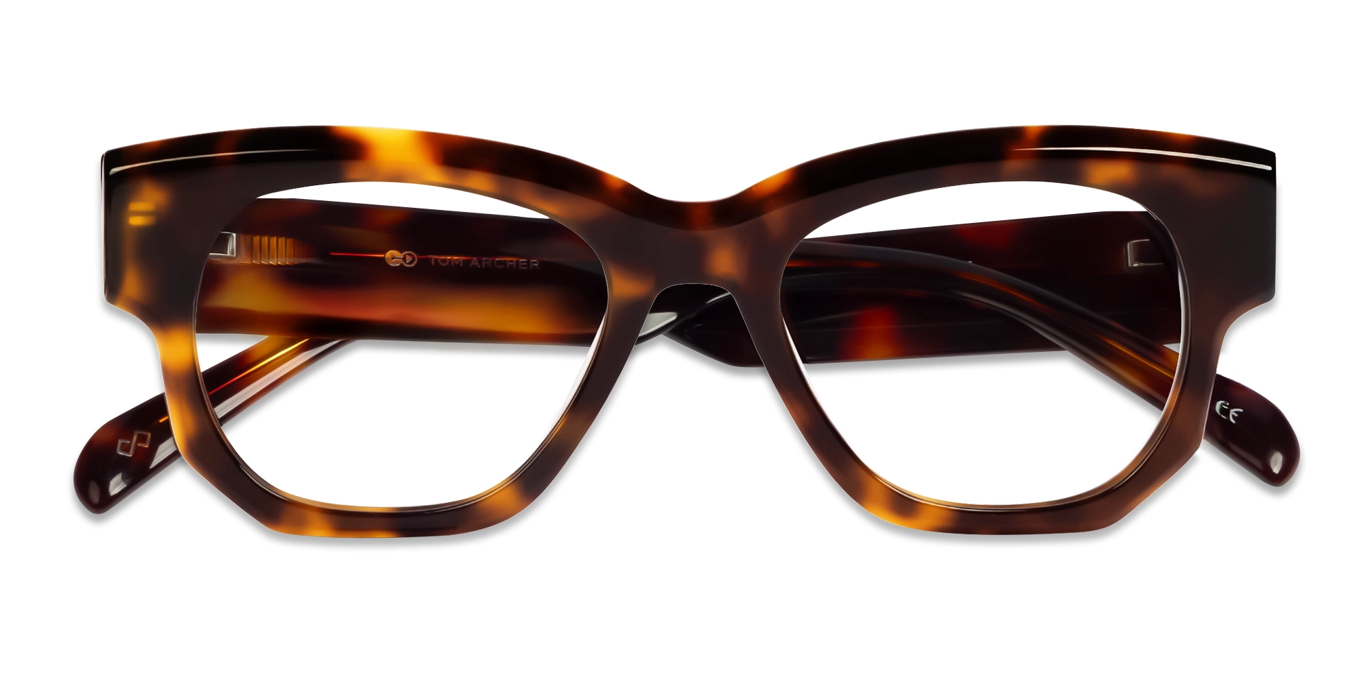 Thick Tortoise Fullrim Acetate Glasses