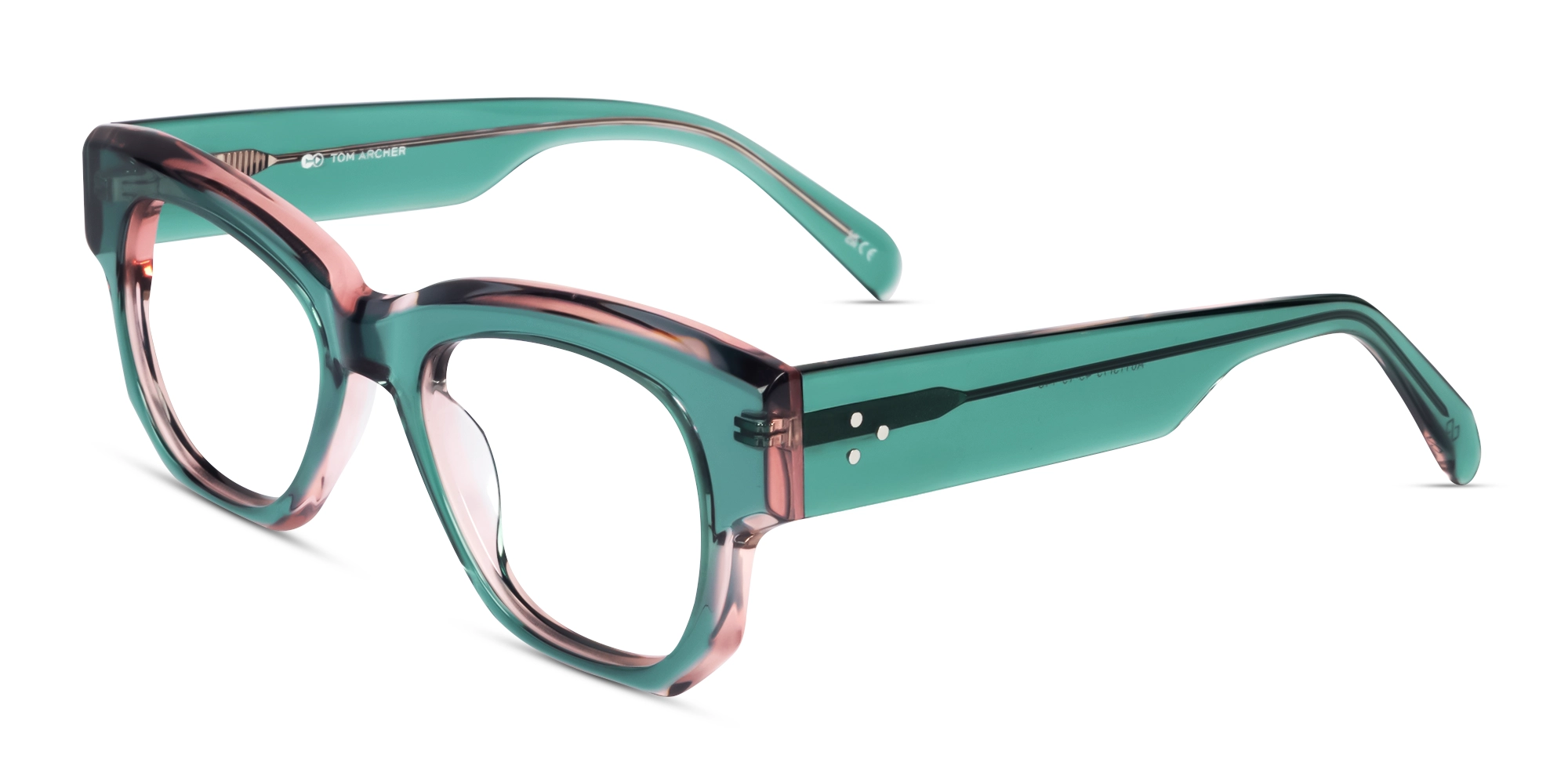 Crystal Acorn Cateye Fullrim Glasses