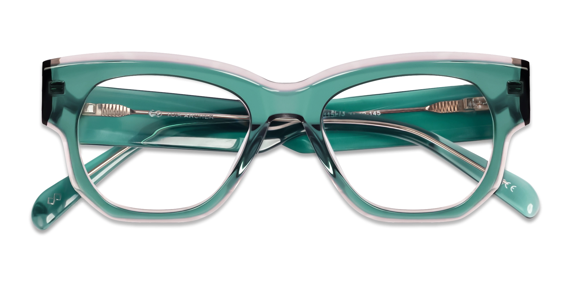 Crystal Acorn Cateye Fullrim Glasses
