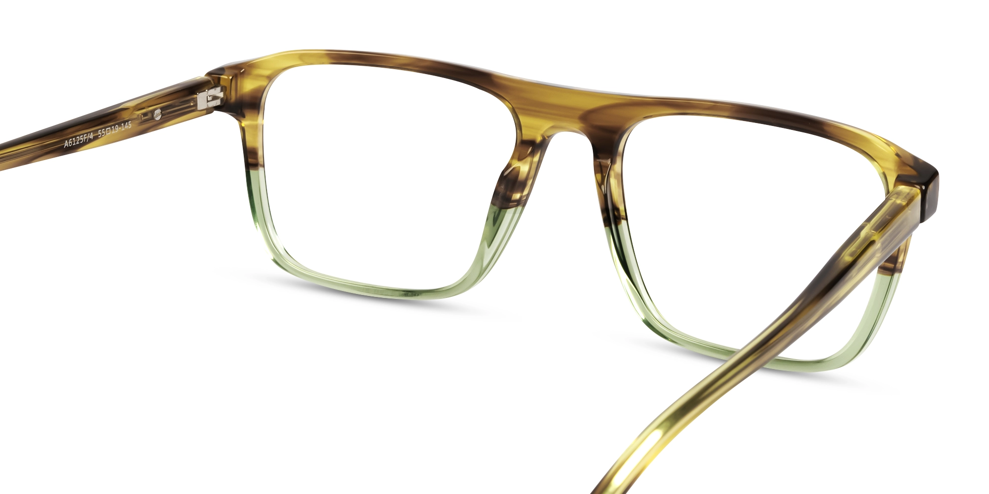 Champagne Gold & Brown Keyhole Bridge Glasses-4
