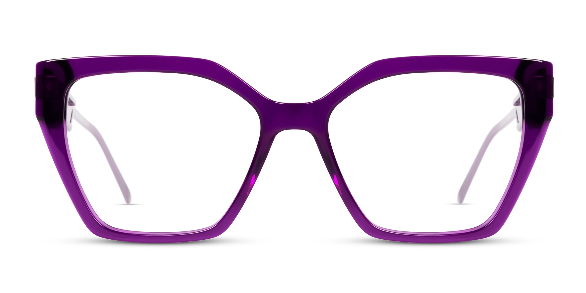 Crystal Purple Cateye Fullrim Glasses-1 Crystal Purple Cateye Fullrim Glasses-1