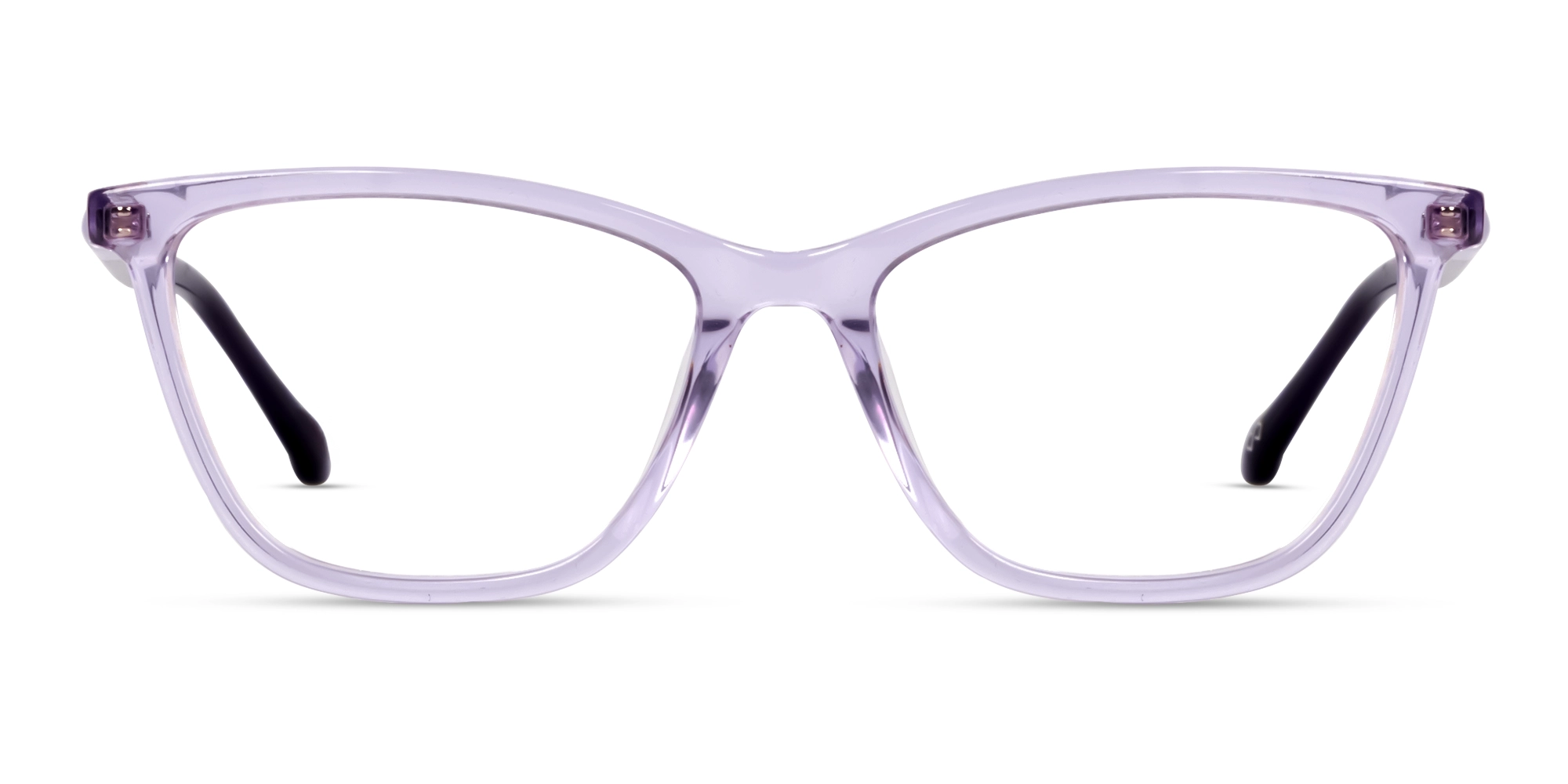 Crystal Wisteria Rectangular Acetate Small Glasses
