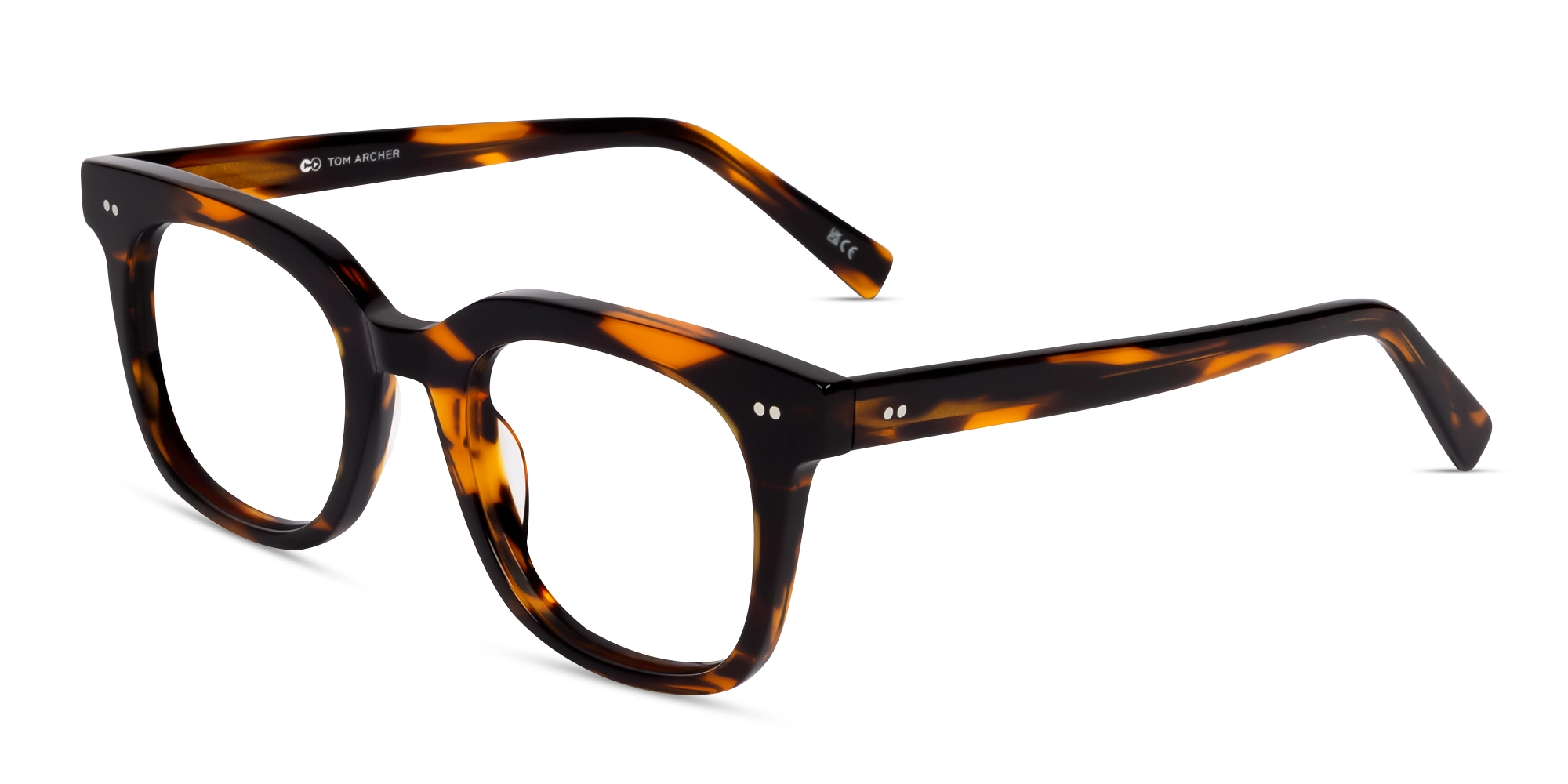 Square Tortoise Fullrim Glasses-3