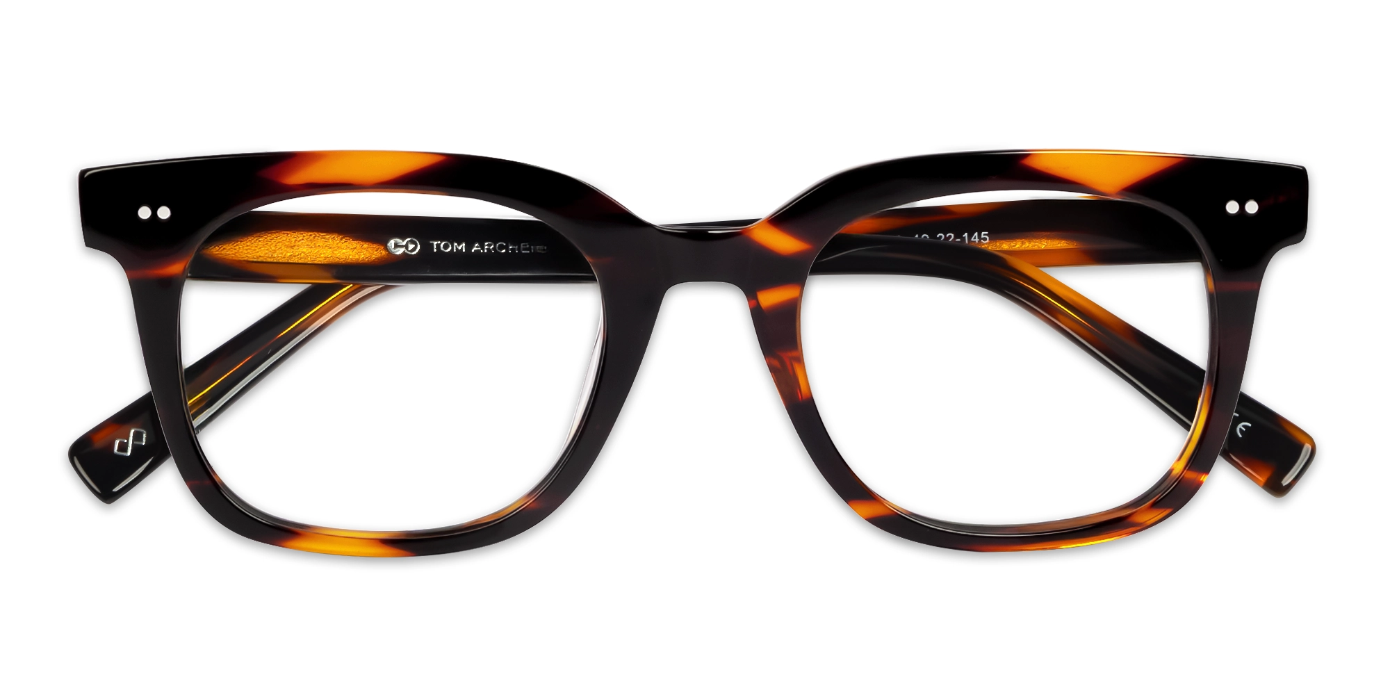 Square Tortoise Fullrim Glasses-6