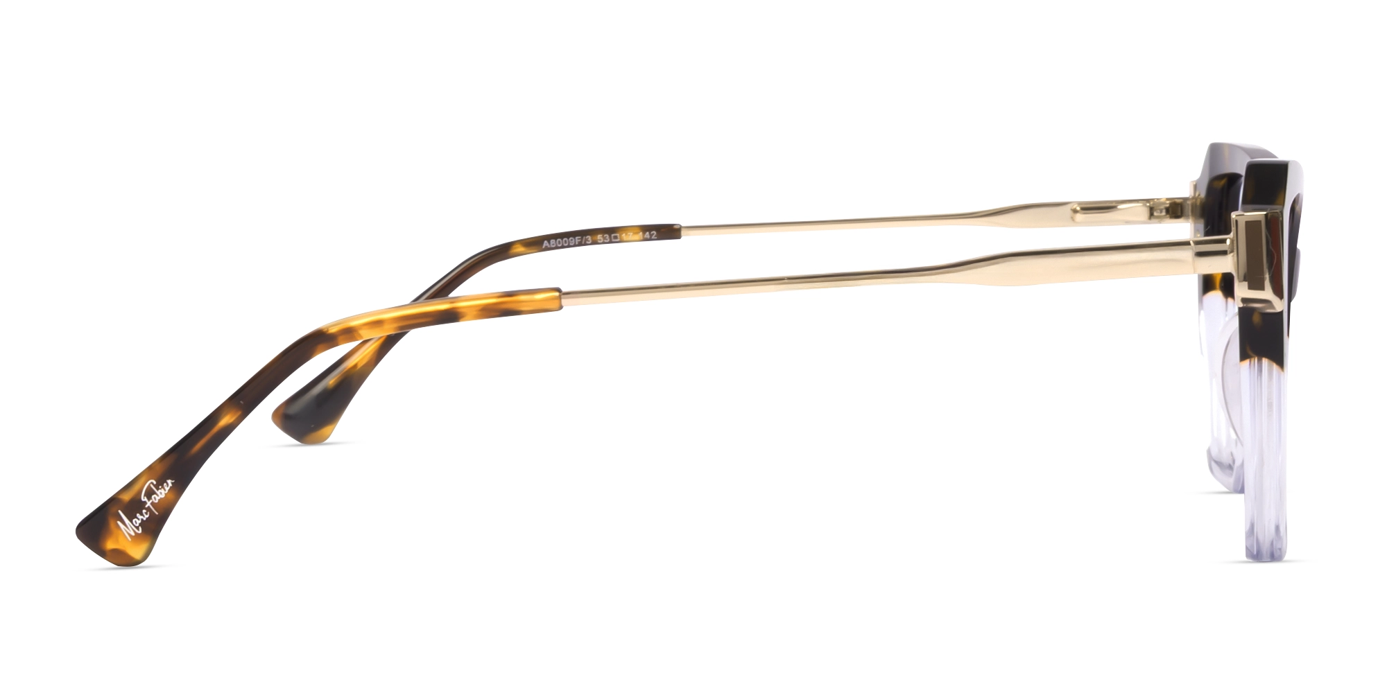 Dakr Tortoise & Clear Butterfly Glasses-3