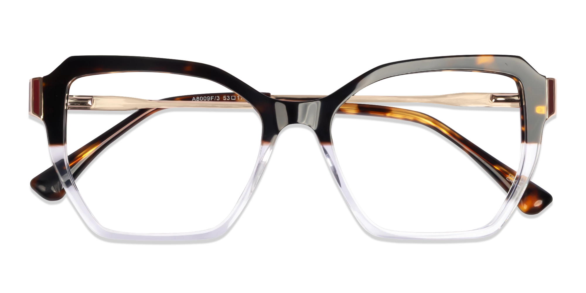 Dakr Tortoise & Clear Butterfly Glasses-5