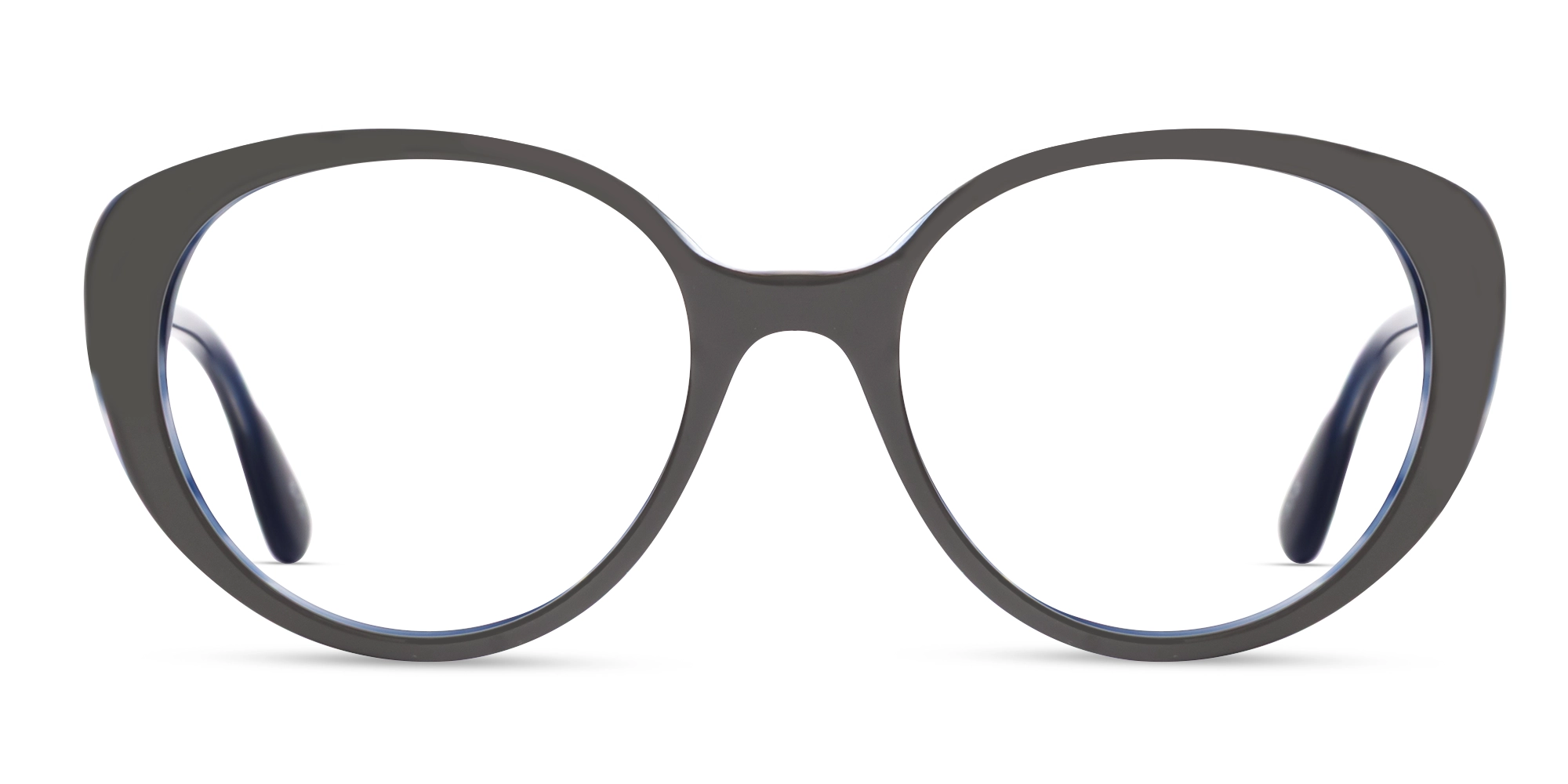 Anvll Grey Oval Cat-eye Glasses-1 Anvll Grey Oval Cat-eye Glasses-1