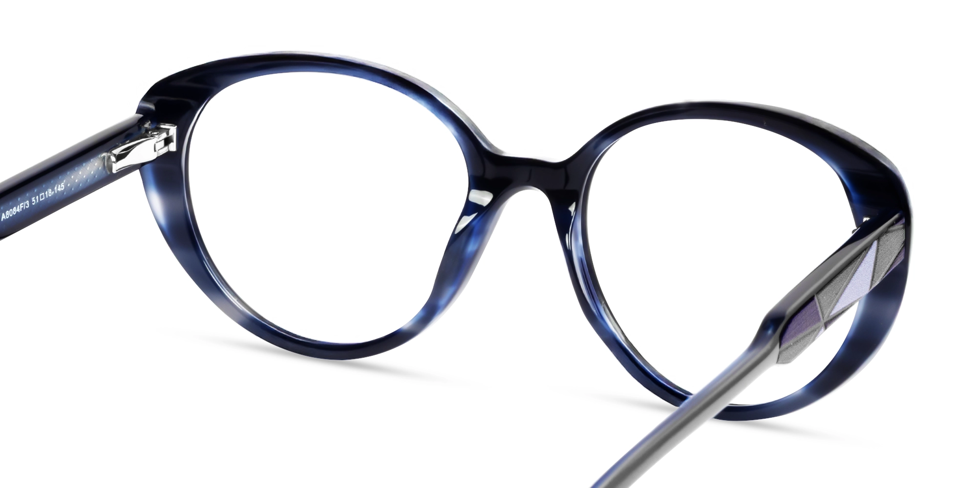 Anvll Grey Oval Cat-eye Glasses-4