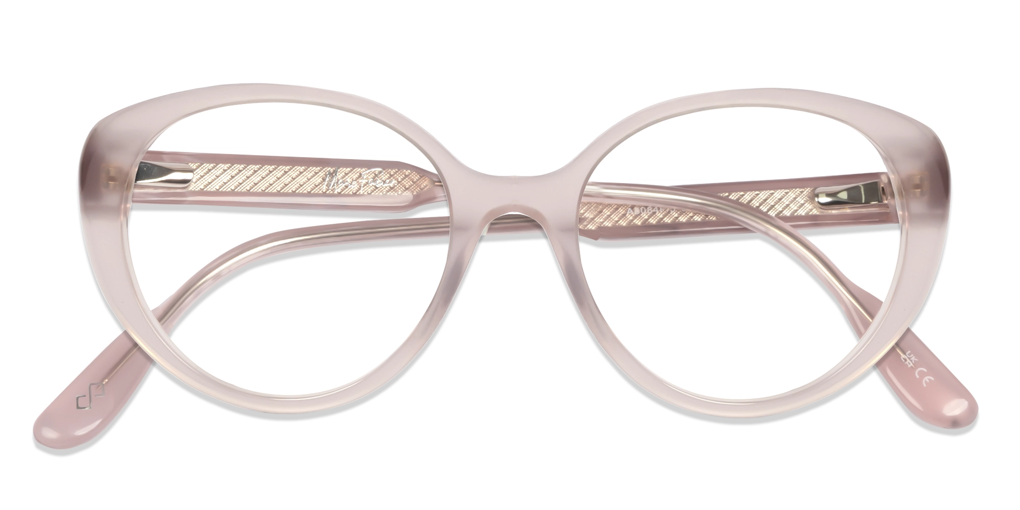 Chaise Mauve Cateye Fullrim Acetate Glasses-5