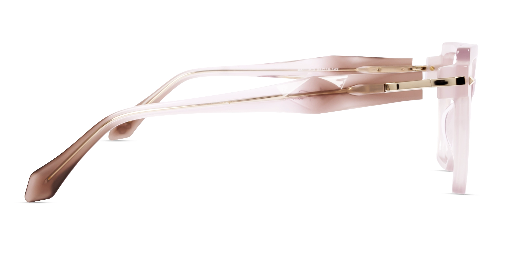 Wispy Pink Geometric Glasses For Women-3