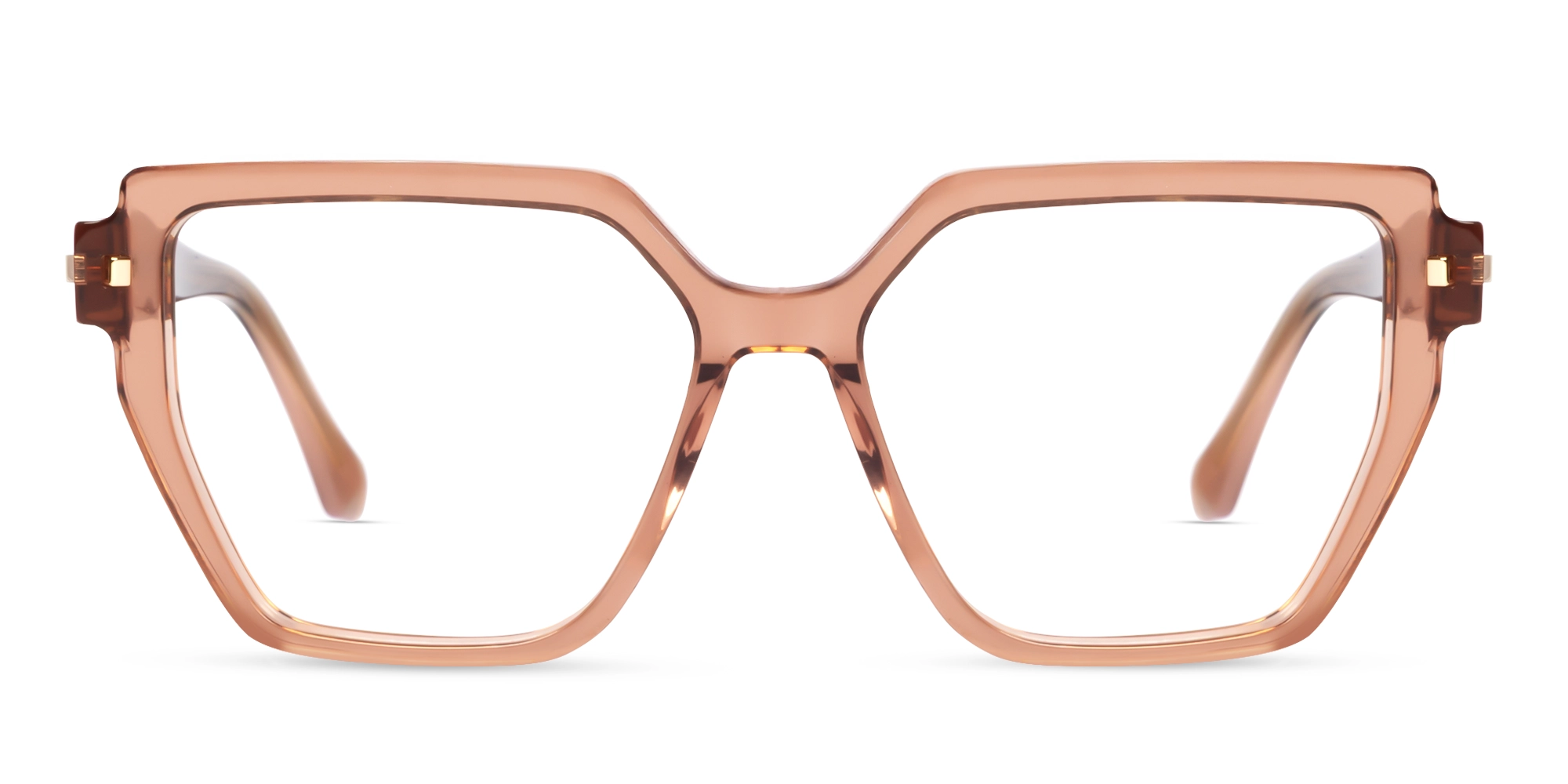 Crystal Rust Geometric Glasses For Women-1