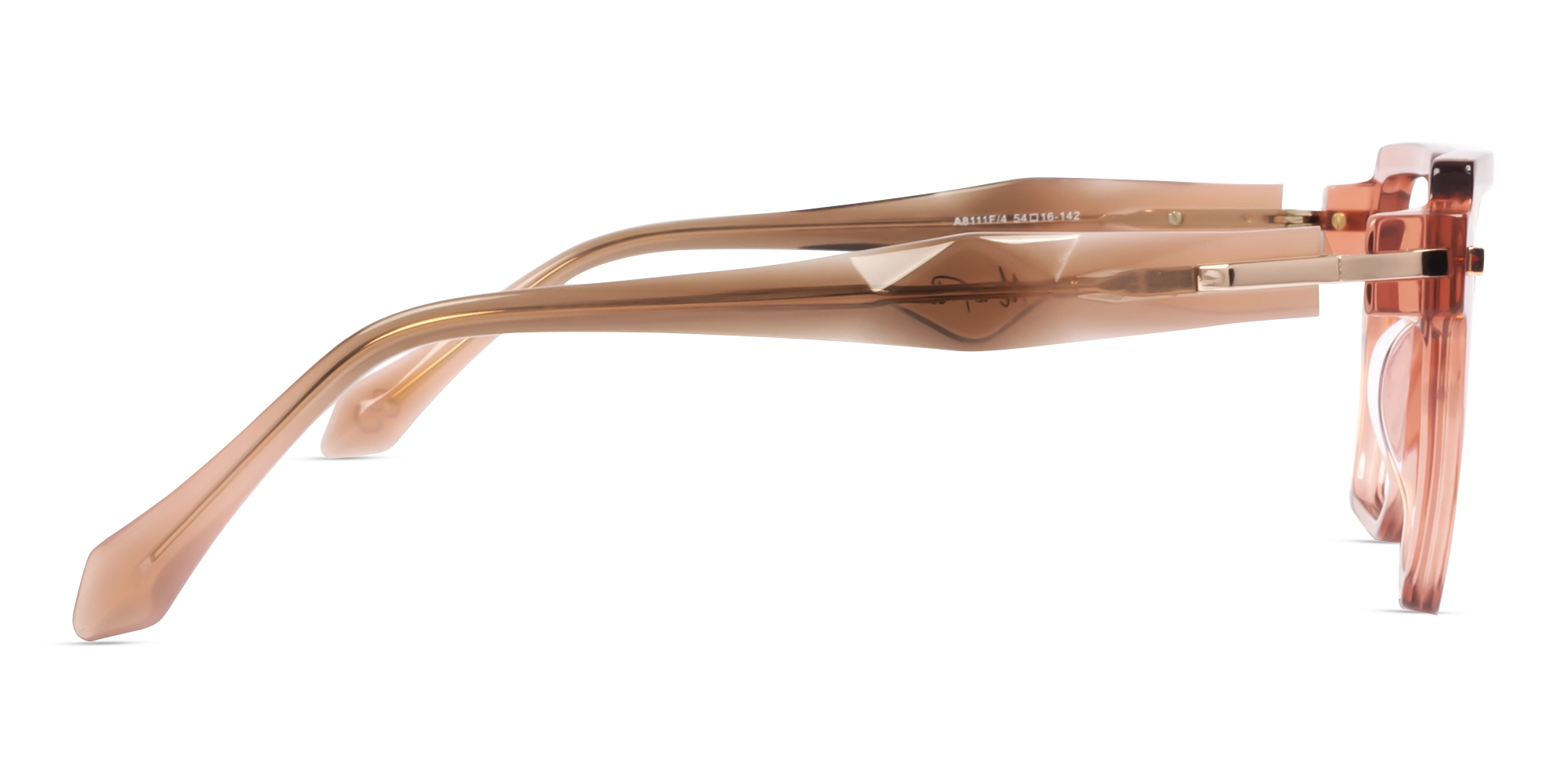 Crystal Rust Geometric Glasses For Women-3