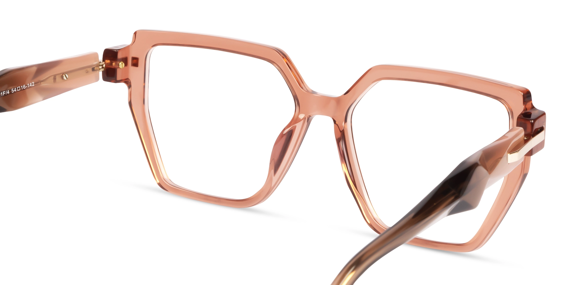Crystal Rust Geometric Glasses For Women-4