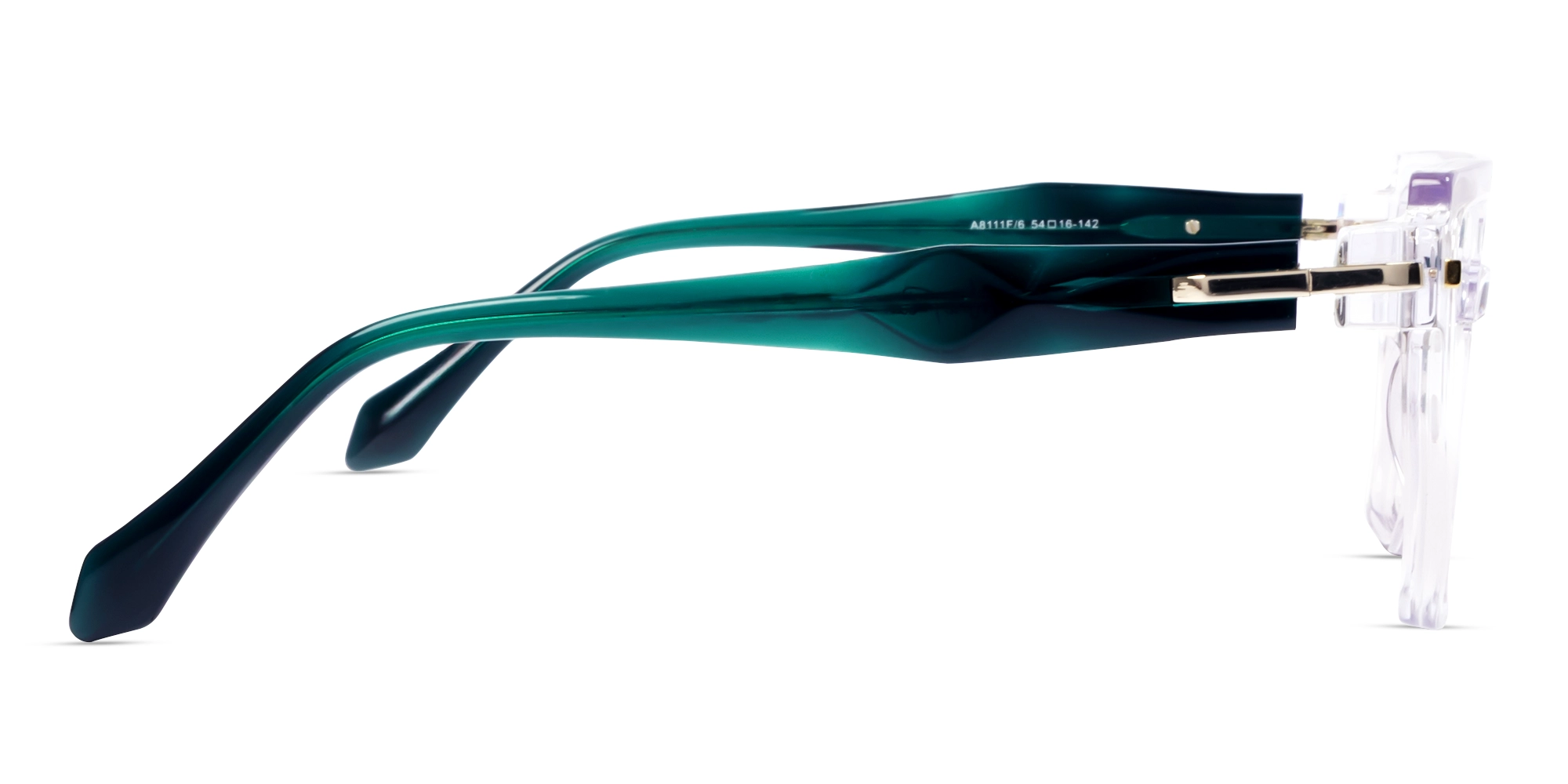 Crystal Clear Geometric Glasses For Women-3