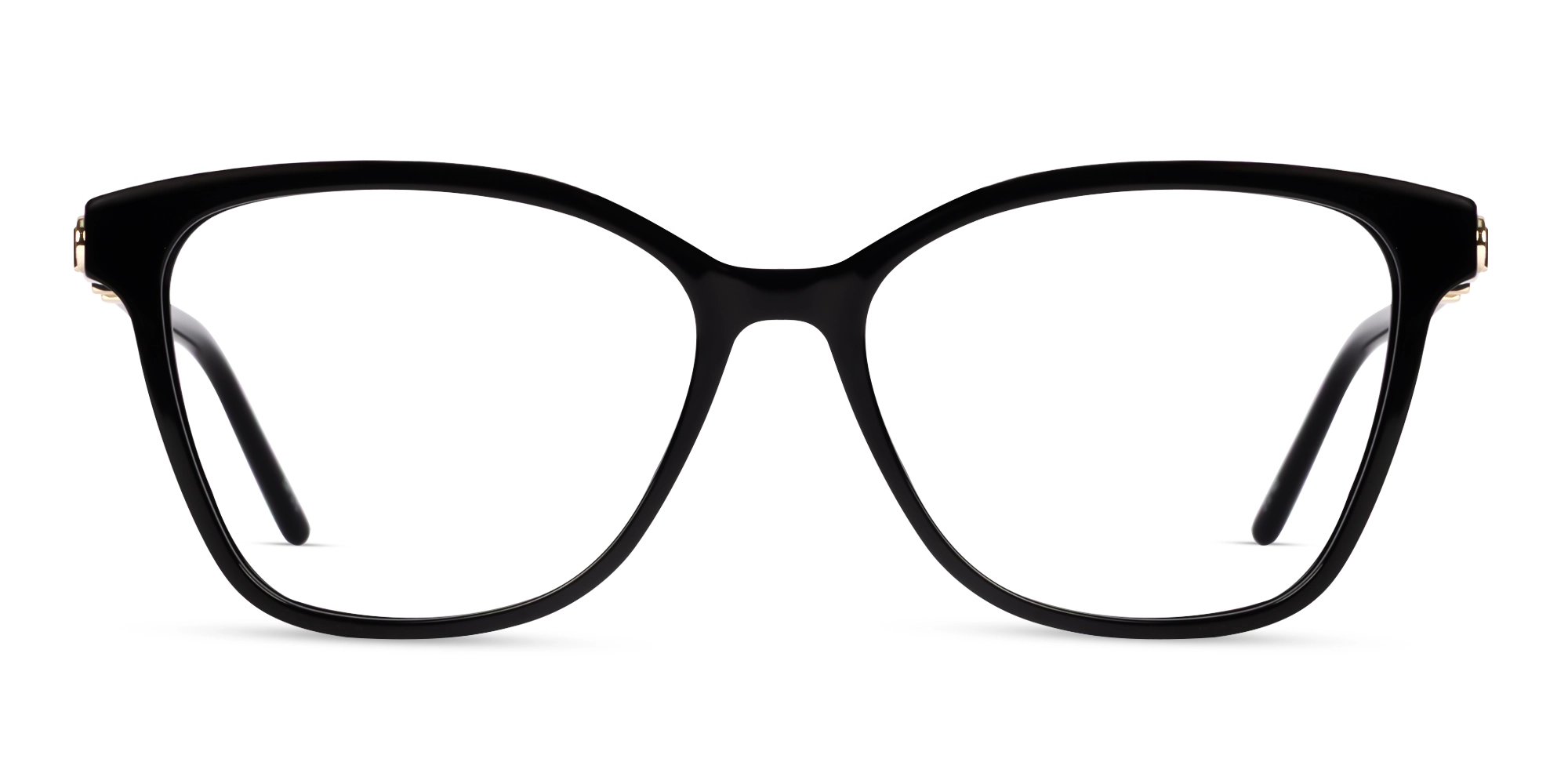 Black Cateye Fullrim Acetate Glasses-1