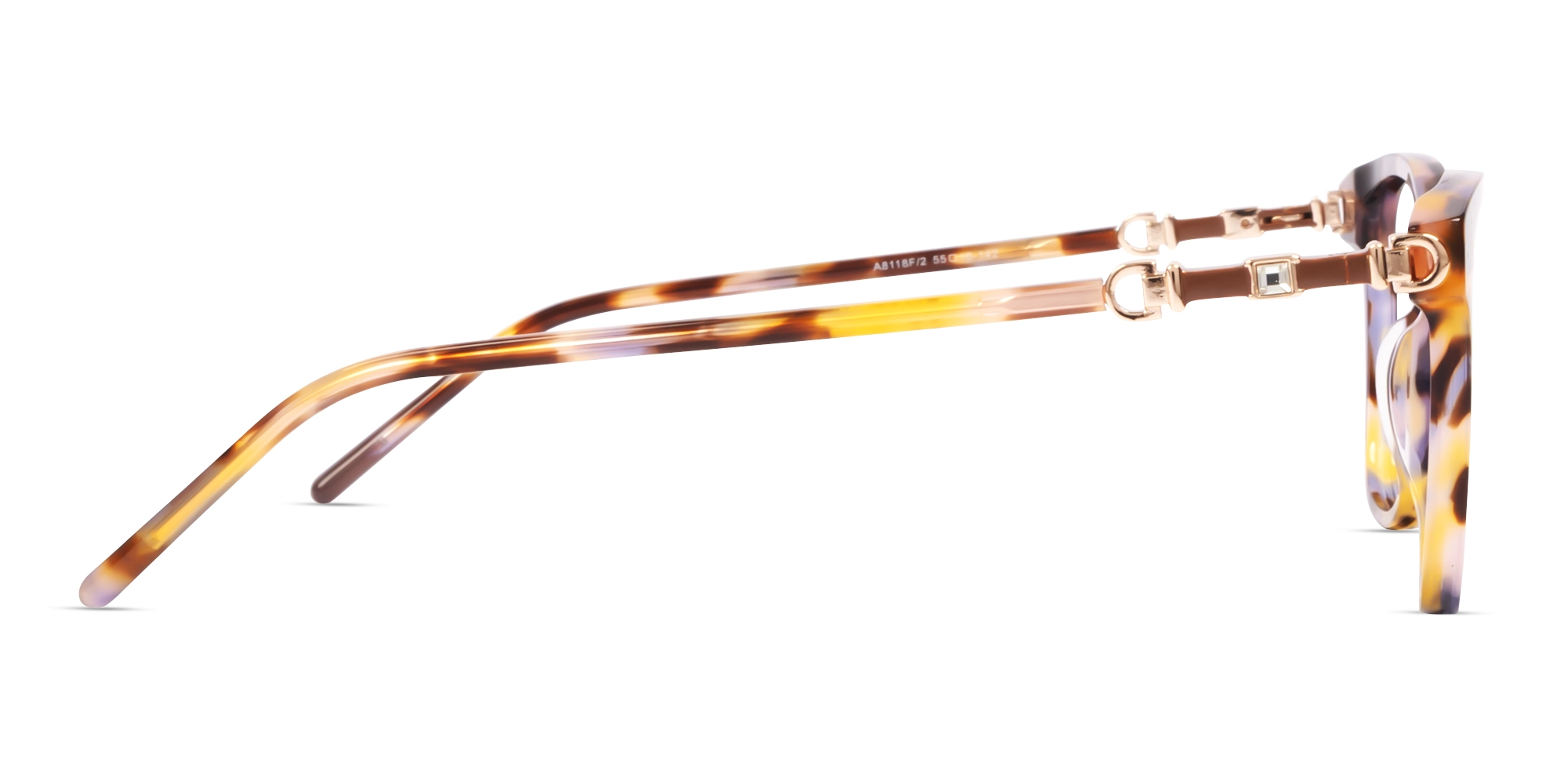 Seashore Tortoise Cateye Fullrim Acetate Glasses-3