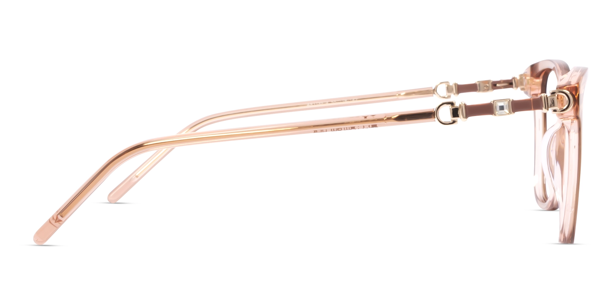 Crystal Brown Cateye Fullrim Acetate Glasses-3