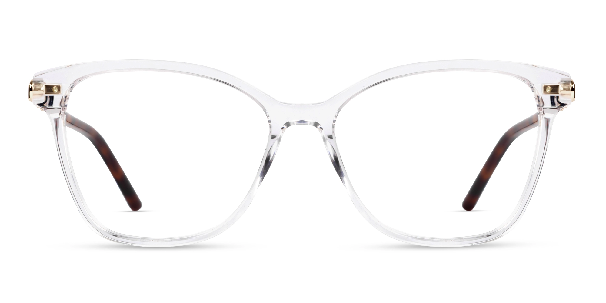 Crystal Clear Cateye Fullrim Acetate Glasses-1