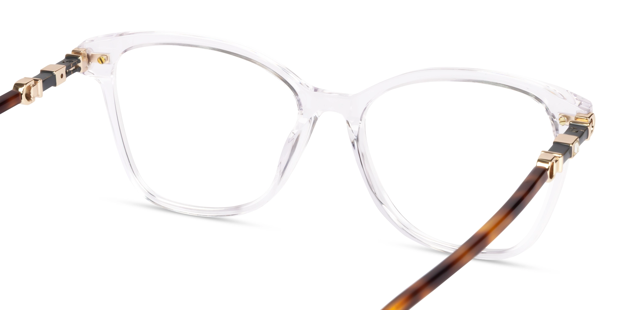 Crystal Clear Cateye Fullrim Acetate Glasses-4