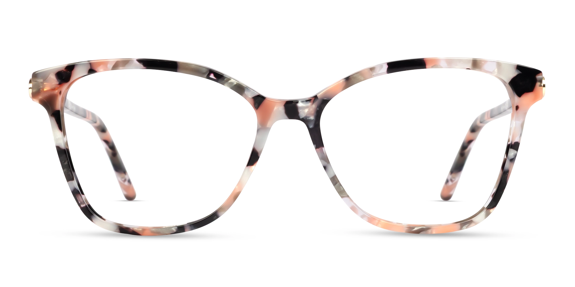 Peach Tarrazzo Cateye Fullrim Acetate Glasses-1 Peach Tarrazzo Cateye Fullrim Acetate Glasses-1
