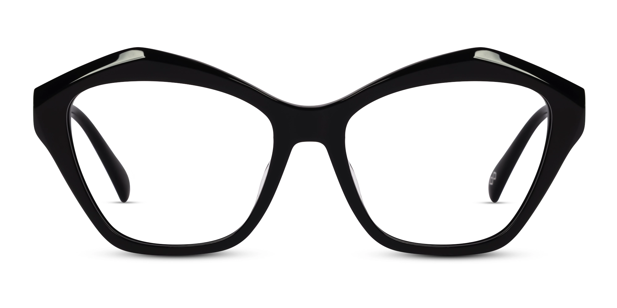 Black Cat-eye Acetate Glasses For Women-1