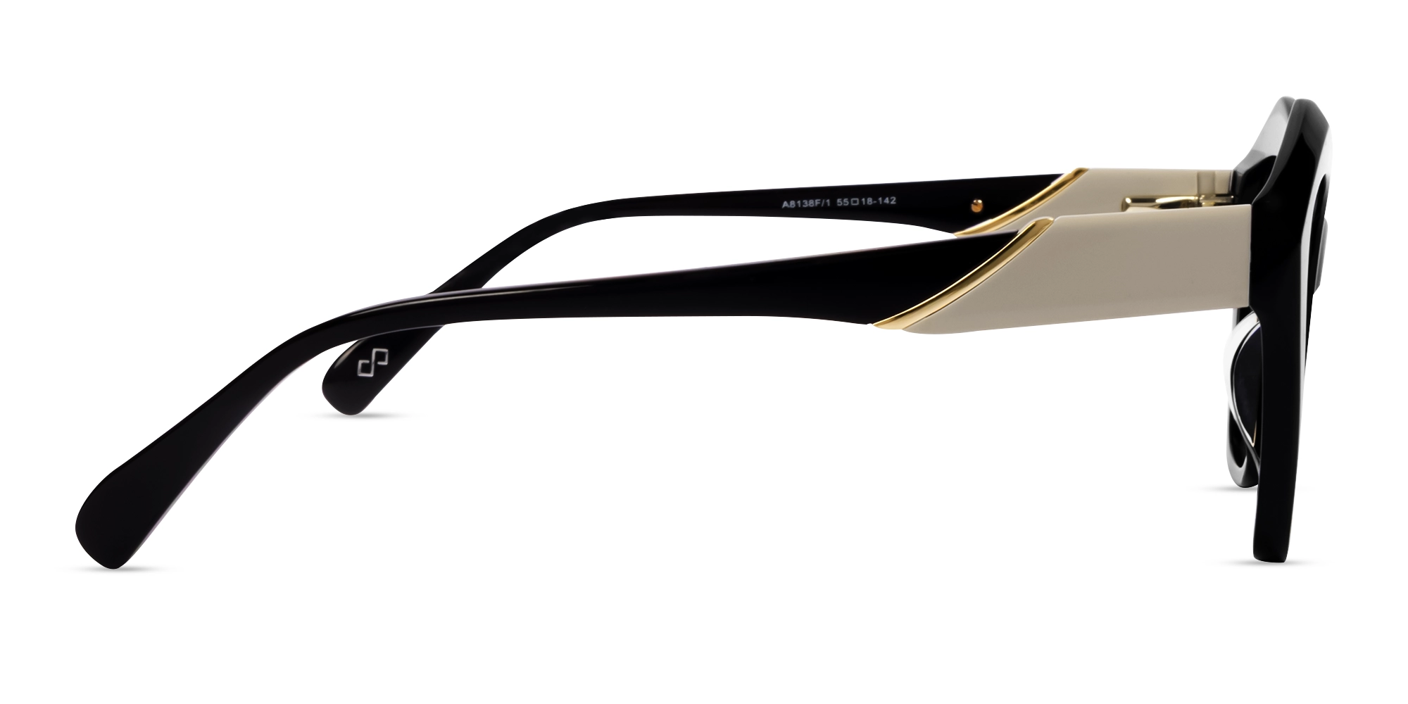 Black Cat-eye Acetate Glasses For Women-3