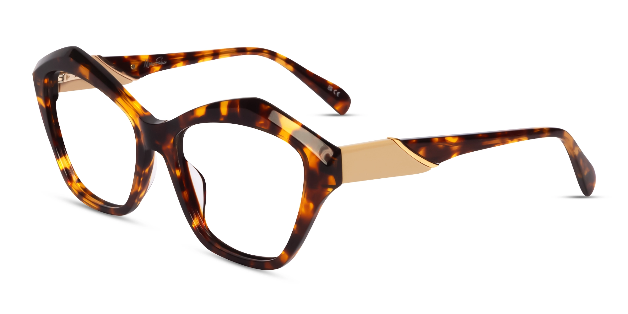 Honey Tortoise Cat-eye Glasses For Women-2