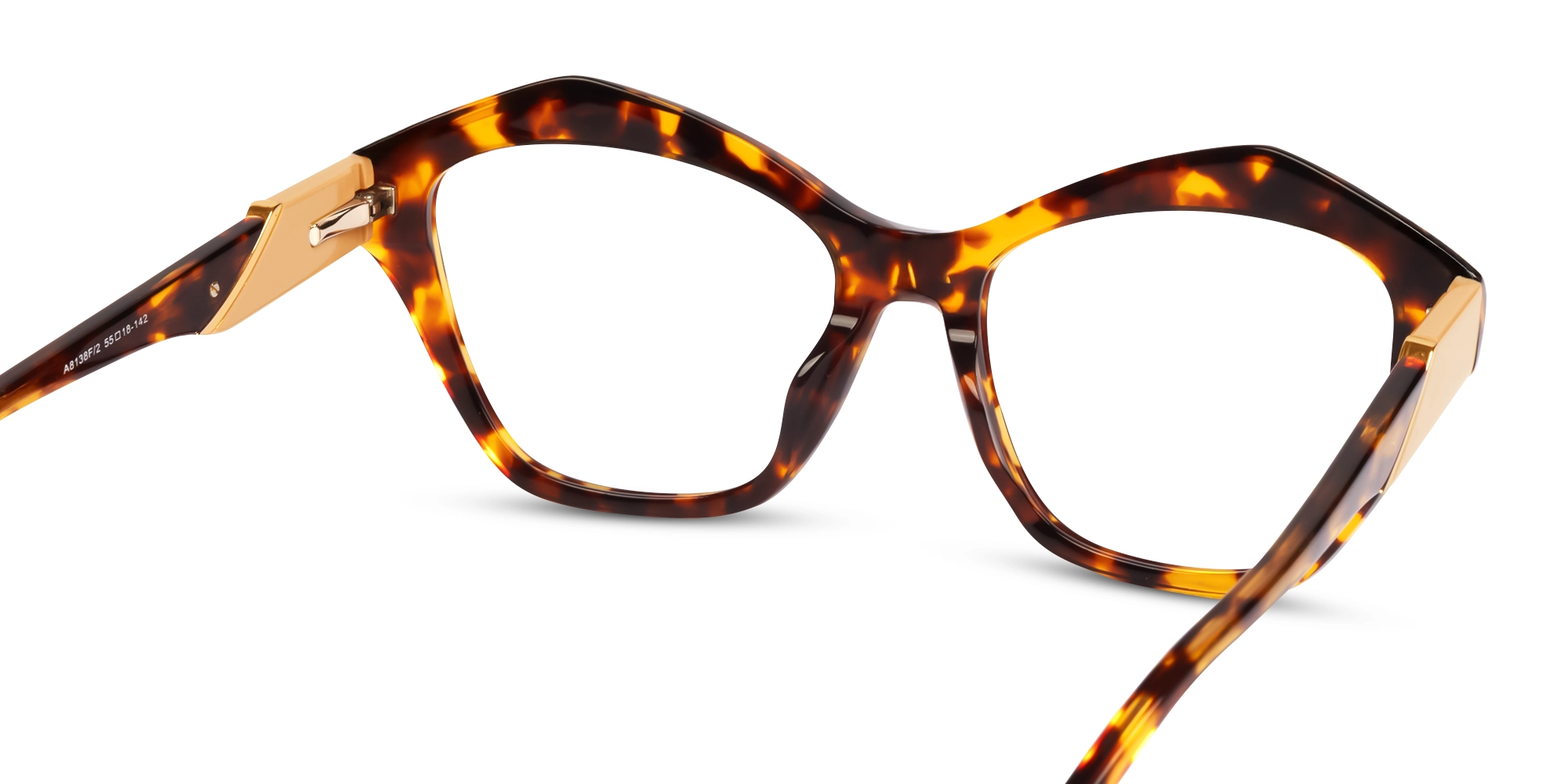 Honey Tortoise Cat-eye Glasses For Women-4