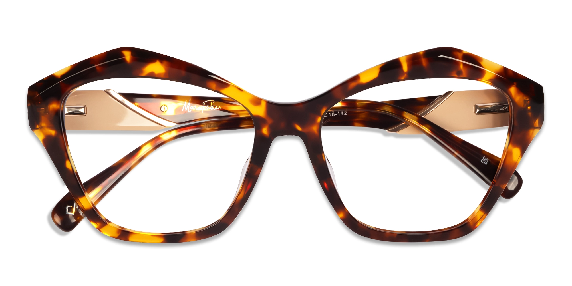 Honey Tortoise Cat-eye Glasses For Women-5
