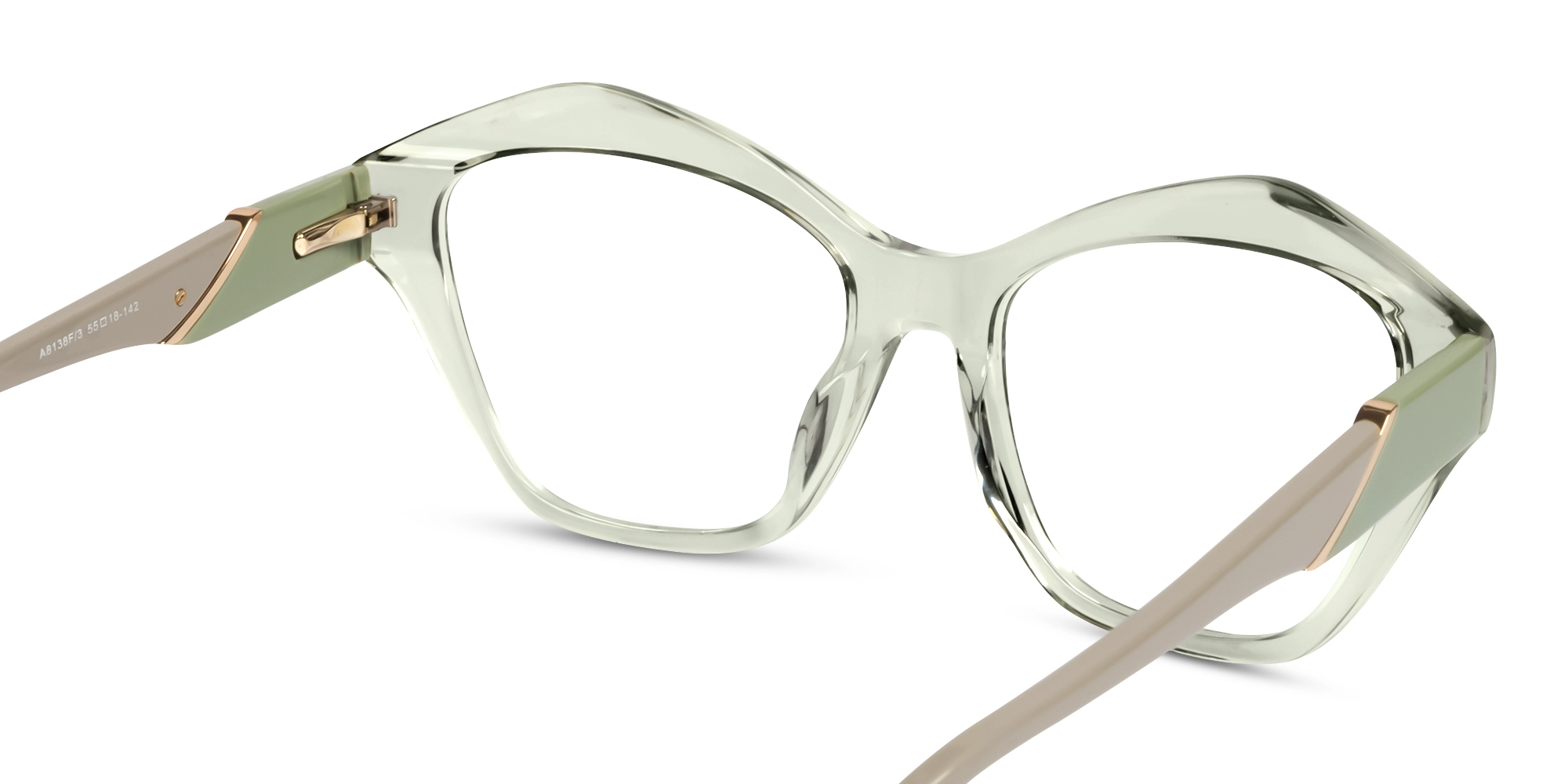 Crystal Clear Cat-eye Glasses For Women-4