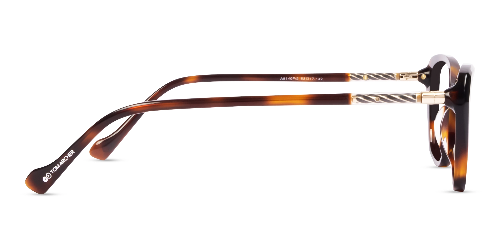 Dark Tortoise Full-Rim Glasses For Women-3