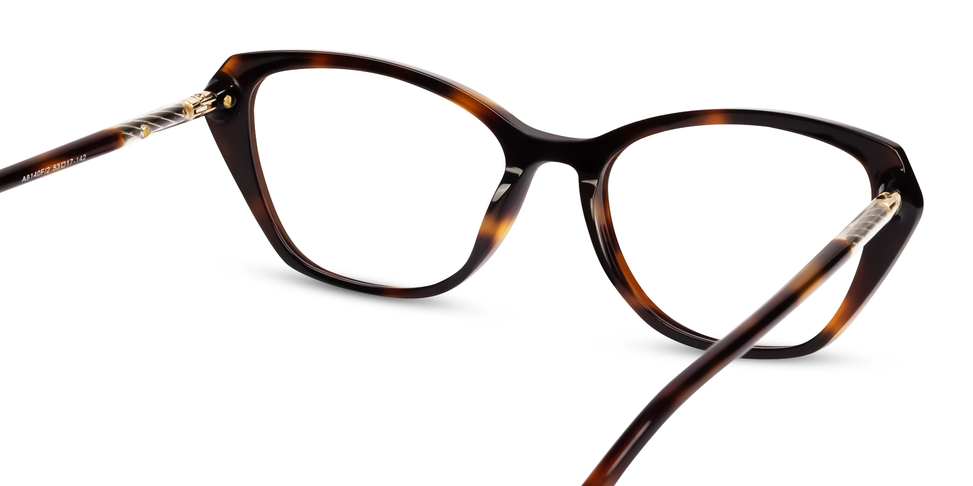 Dark Tortoise Full-Rim Glasses For Women-4