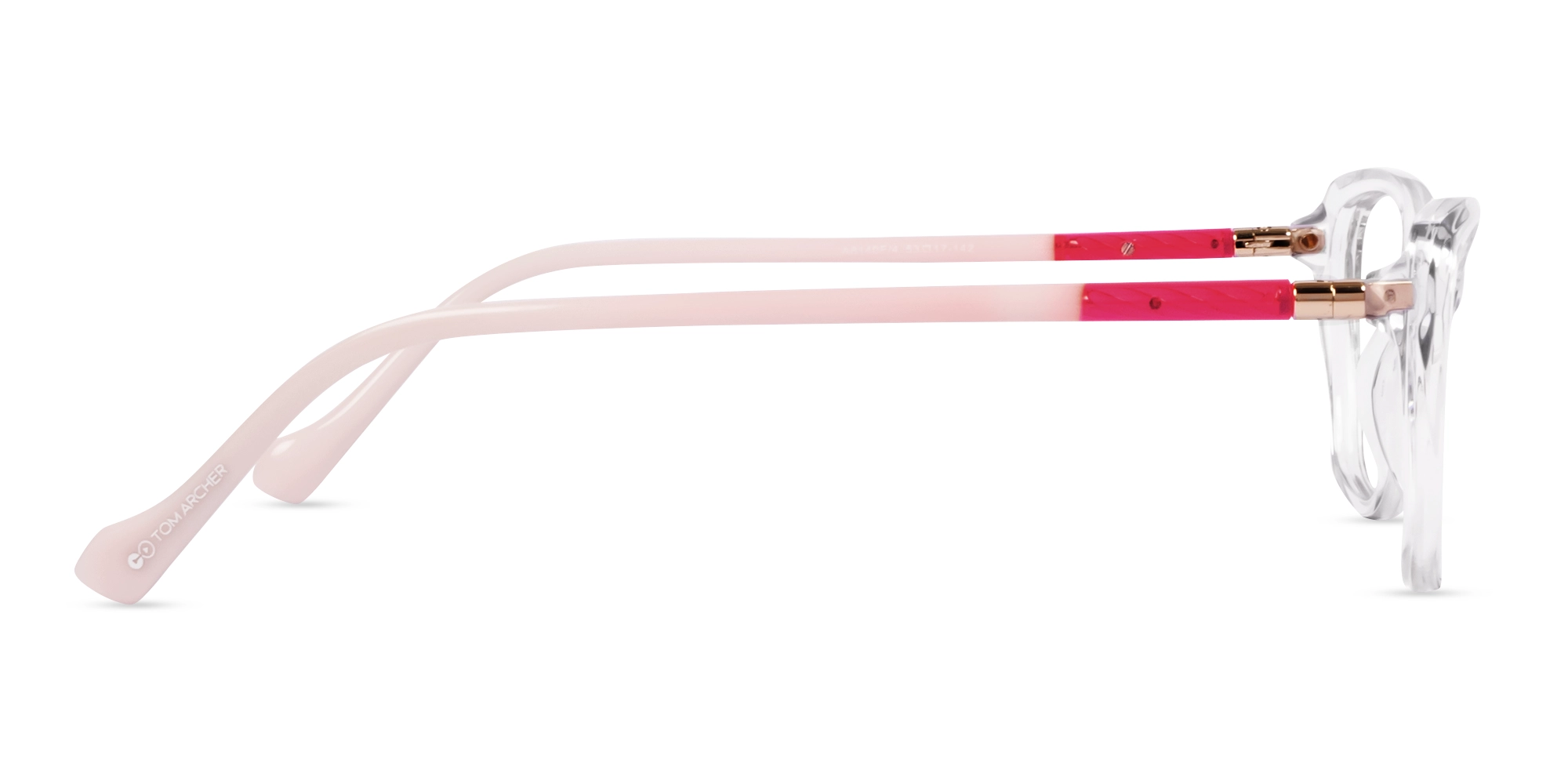 Crystal Clear Cat-eye Full-rim Glasses-3